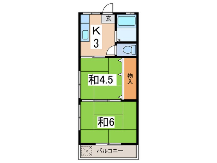 間取図 サンハイツ