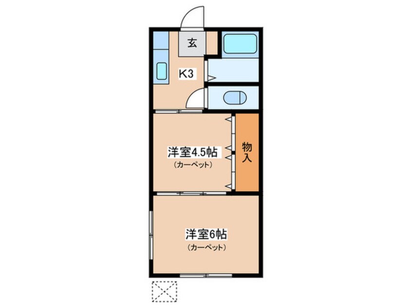 間取図 サンハイツ