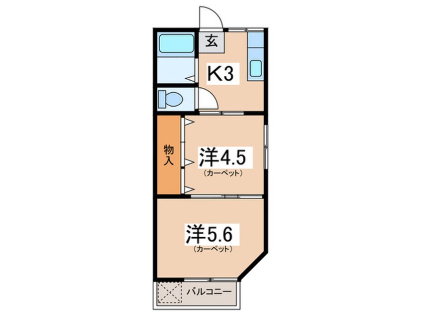 間取図 サンハイツ