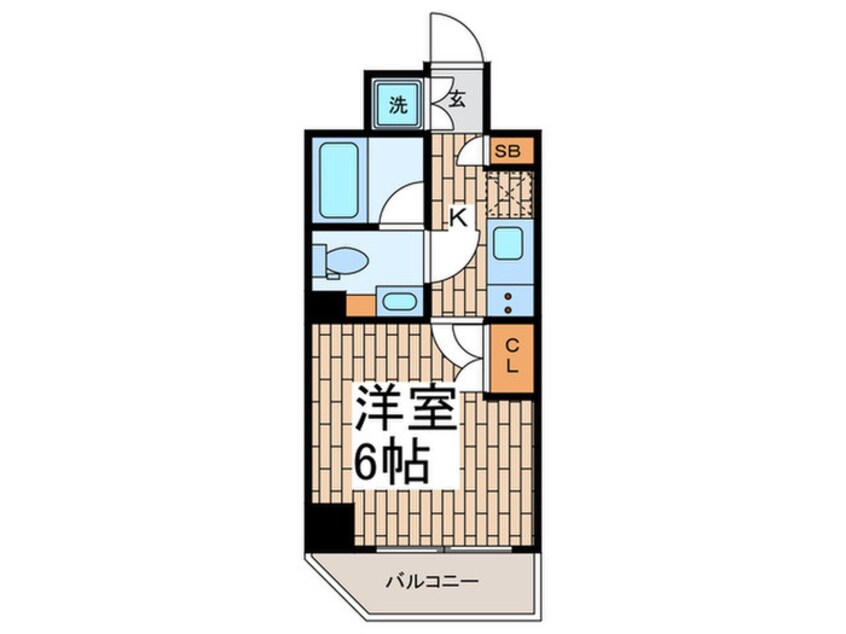 間取図 レアライズ平和島