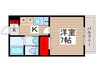 アイビス 1Kの間取り
