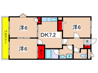 間取図 バリア－イン東百合ヶ丘