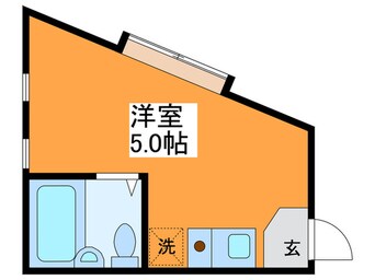 間取図 ラ・プリマベ－ラ小竹町Ｂ