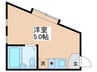 ラ・プリマベ－ラ小竹町Ｂ 1Rの間取り