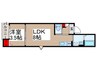仮）robot home 仙波町 1LDKの間取り