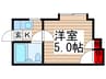 すみれはうす 1Kの間取り