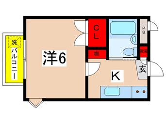 間取図 プラザ鶴川２１