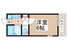 松戸スタンドヒル 1Kの間取り