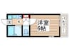 松戸スタンドヒル 1Kの間取り