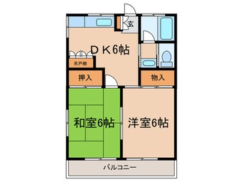 間取図 カーサクリハラ