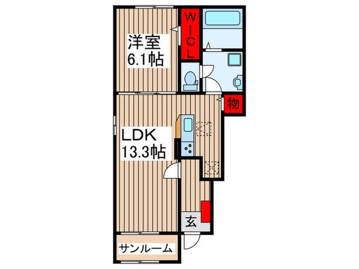 間取り図 フェリーチェⅡ