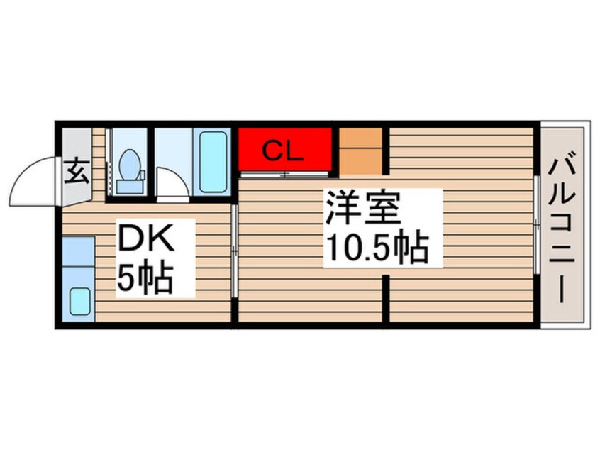 間取図 第２　牧野ビル