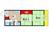 櫻井マンション 2Kの間取り