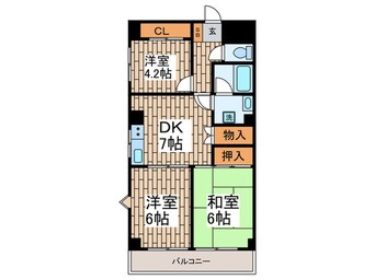 間取図 ﾄﾞﾙﾁｪ大森