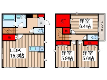 間取図 草加市金明町戸建