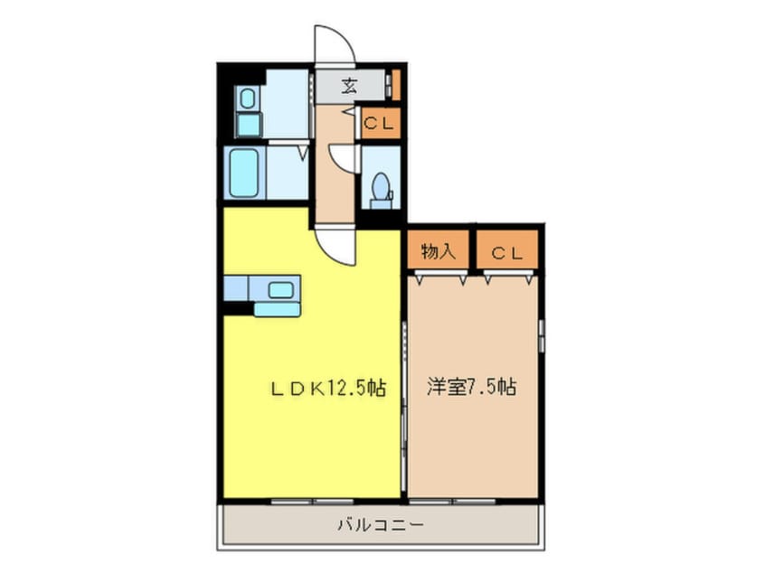 間取図 コンフォ－ル瑞江Ⅲ