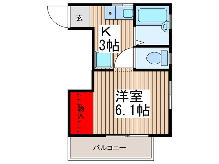 間取り図 ロ－ズハイツ