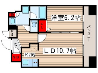 間取図 S-RESIDENCE押上パークサイド