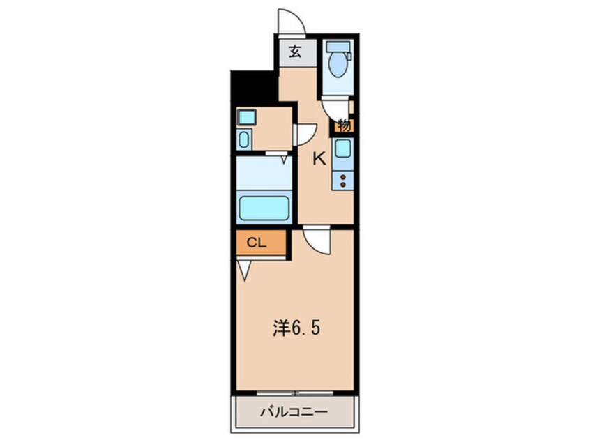 間取図 クレヴィスタ赤羽（305）