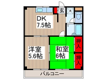 間取図 ファミール芝下