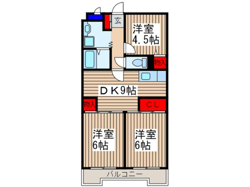 間取図 リュミエ川口