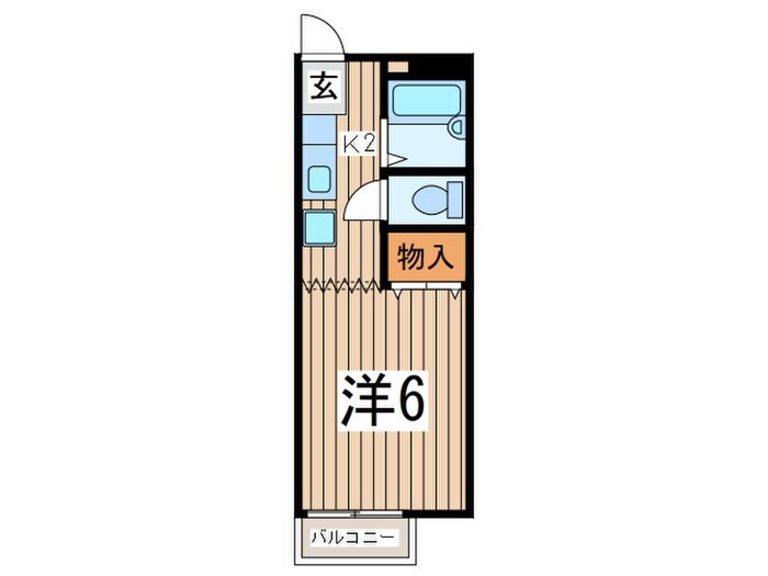 間取り図 踊場パークハイツ3