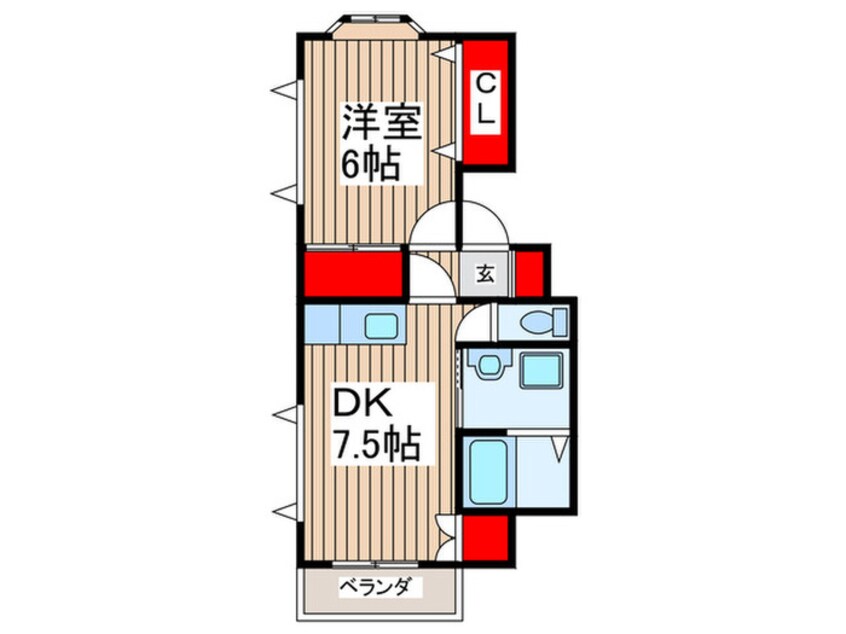 間取図 メゾンプリオール