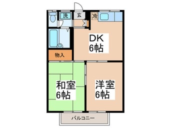 間取図 エステートピア堰下