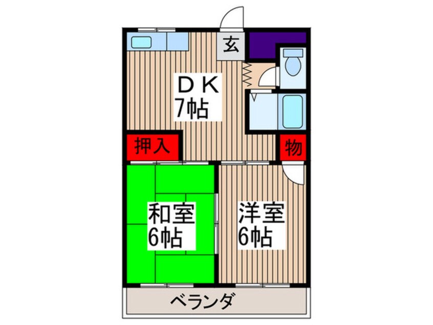 間取図 道満パークハイツ