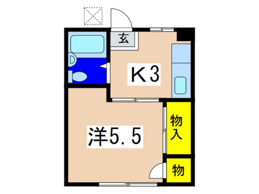 間取図 Ｎハイツ磯子