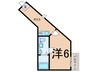 ルアール 1Kの間取り