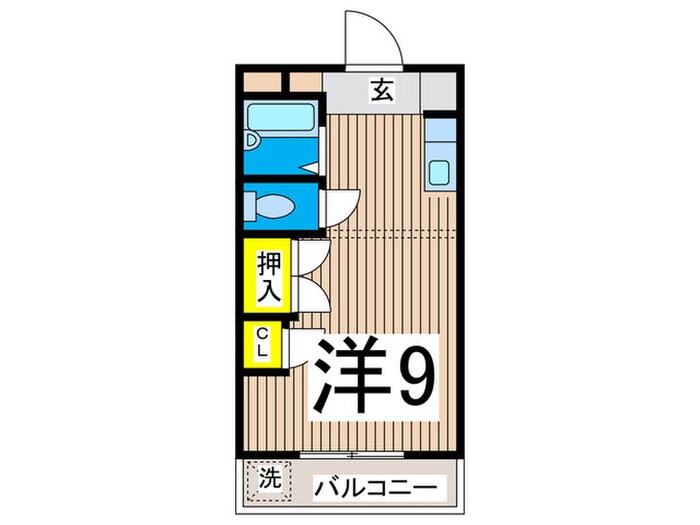 間取り図 サウスブァレイハイツ