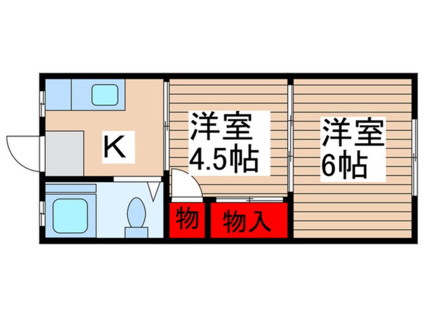 間取図 宮川コ－ポ