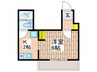 アルファ弘明寺 1Kの間取り
