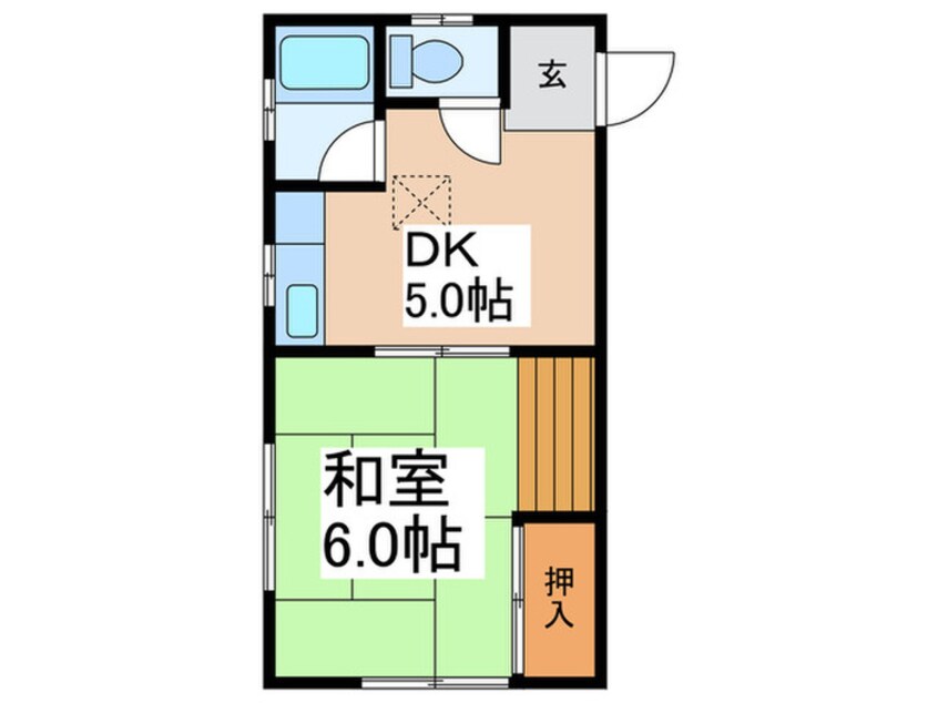 間取図 アパルトマン田園