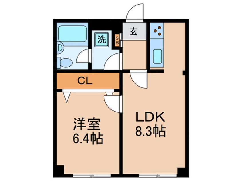 間取図 高輪ペアシティ（６１１）