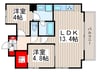 デュオフラッツ葛西 2LDKの間取り