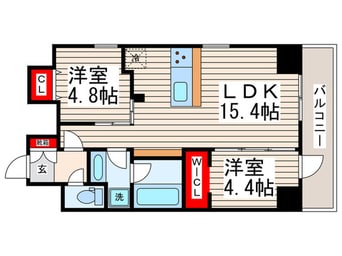 間取図 デュオフラッツ葛西