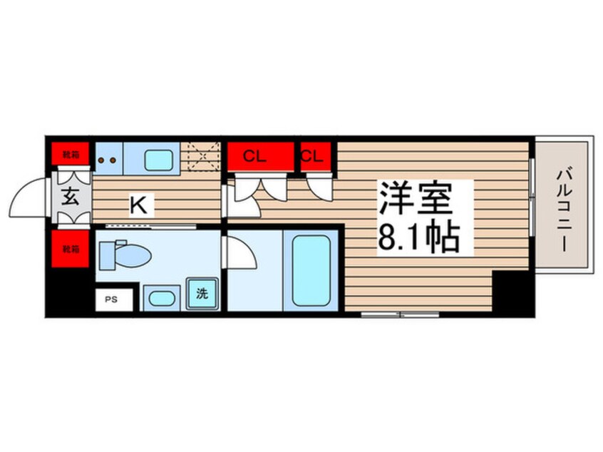 間取図 プラウドフラット亀戸