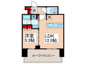 間取図 プラウドフラット亀戸