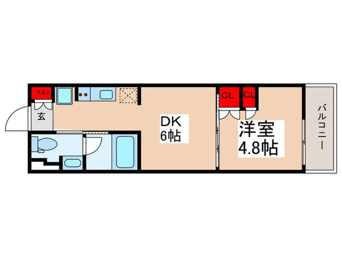 間取り図 プラウドフラット亀戸