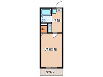 間取図 白駒ハイツ