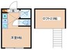 QUQURI　IKEBUKURO 1Rの間取り
