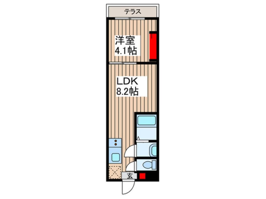 間取図 仮）Ｅｒｅｖａｎ成増