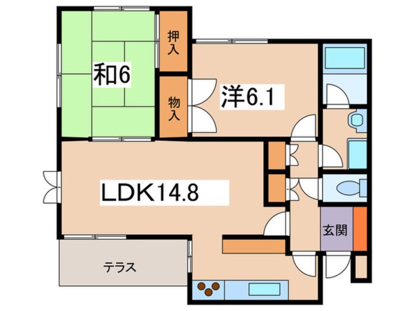 間取図 フォレストコート青葉台