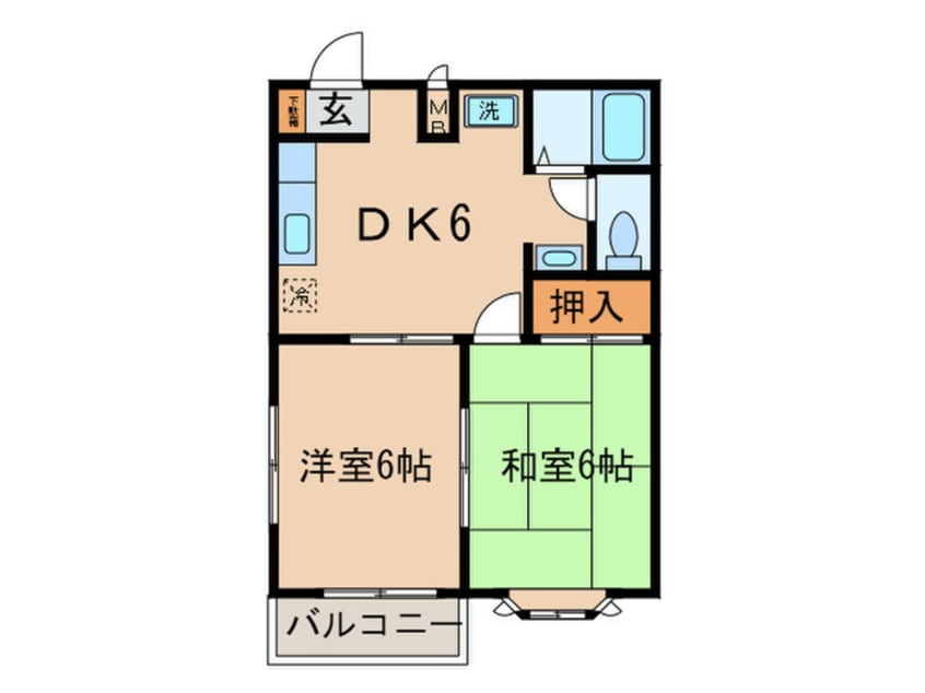 間取図 チェリッシュ菊名
