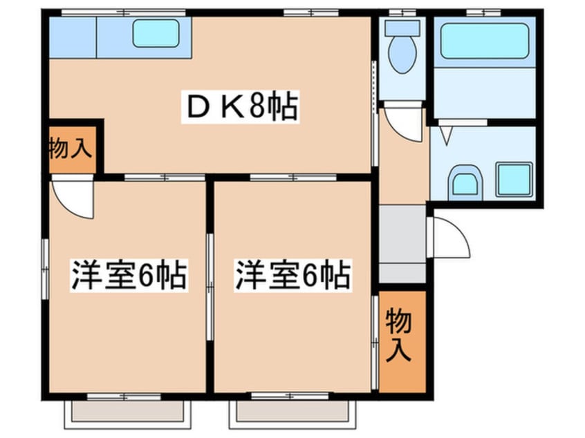 間取図 コ－ト・リヴェ－ルⅡ