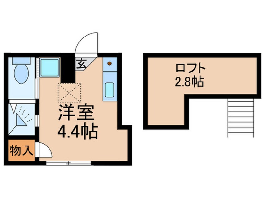 間取図 アスパ上板橋(A・B号室)