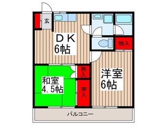 間取図 ハイツサンマリ－ナ