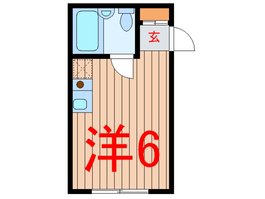 間取図 ｱｽﾊﾟ上板橋